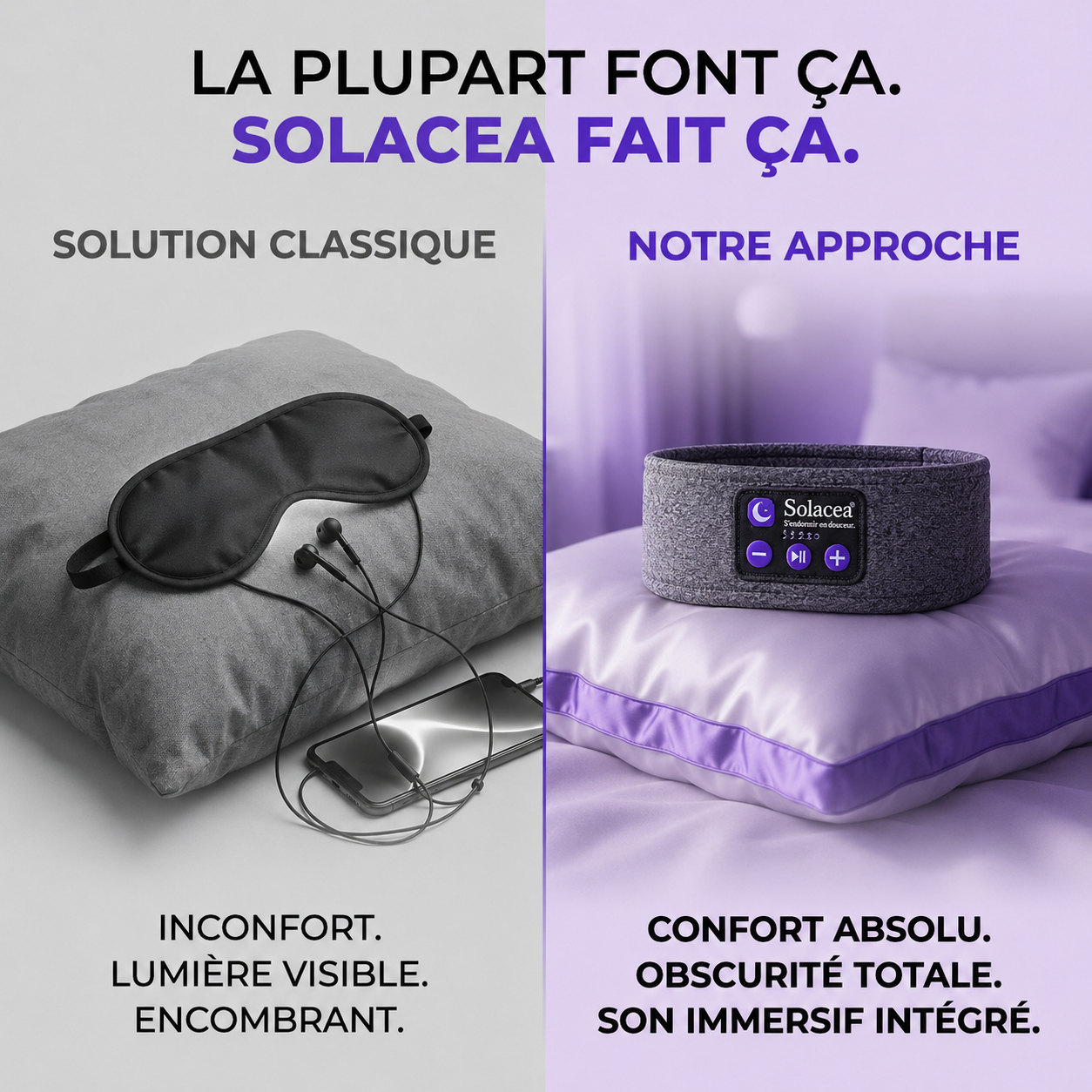 SleepBand Essentiel - bandeau sommeil réparateur Bluetooth