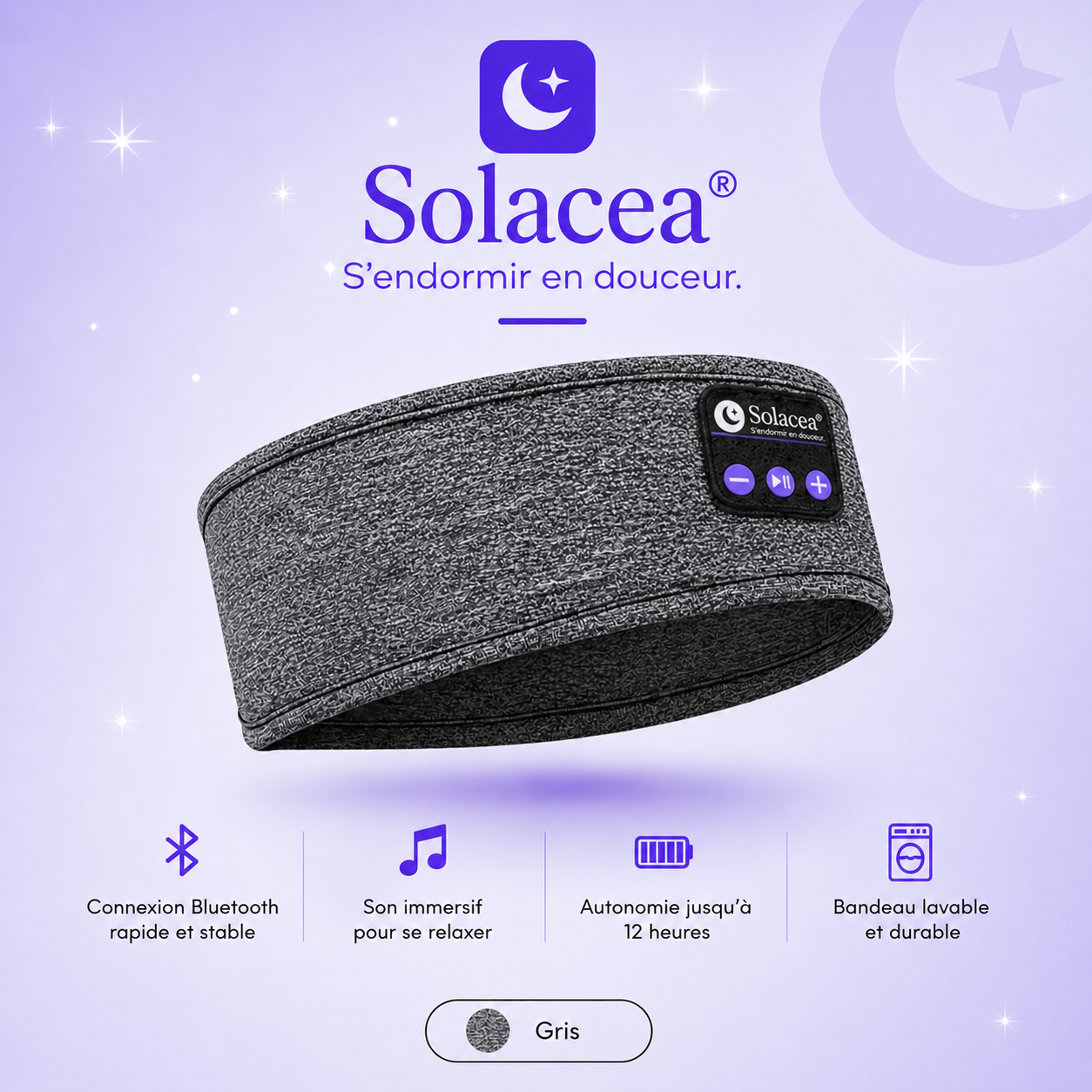 SleepBand Essentiel - bandeau sommeil réparateur Bluetooth