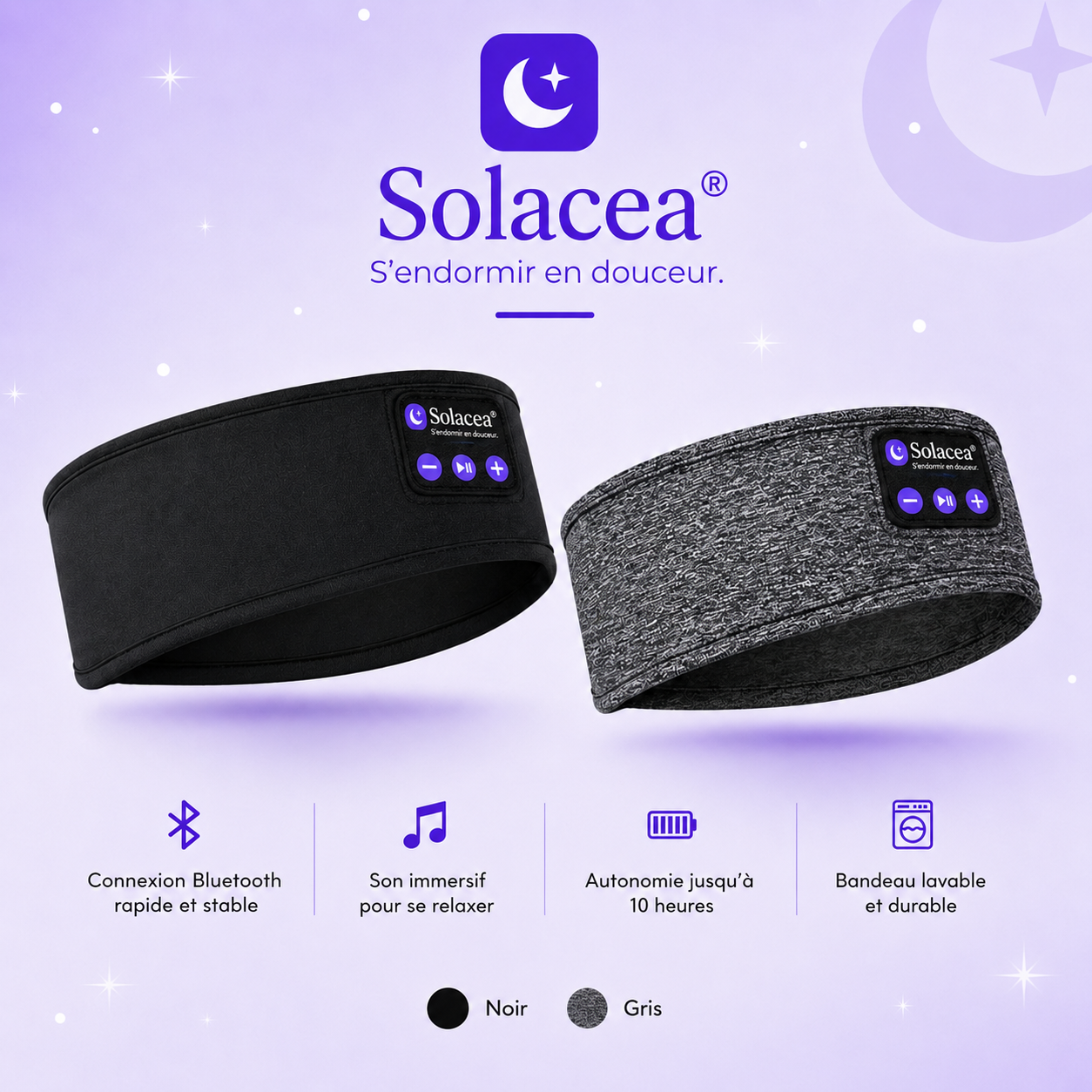 SleepBand Essentiel - bandeau sommeil réparateur Bluetooth
