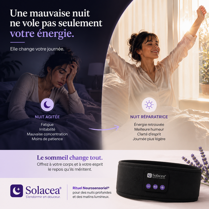 SleepBand Essentiel - bandeau sommeil réparateur Bluetooth