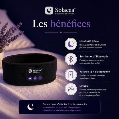 SleepBand Essentiel - bandeau sommeil réparateur Bluetooth